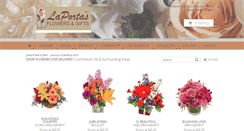 Desktop Screenshot of laportasflowers.com