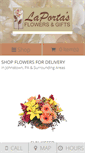 Mobile Screenshot of laportasflowers.com